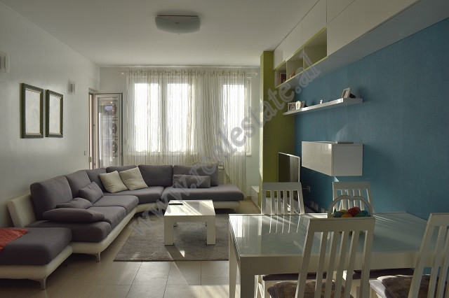 Apartment for rent at the Magnet Complex, in Tirana.
It is positioned on the 7th floor of a new bui